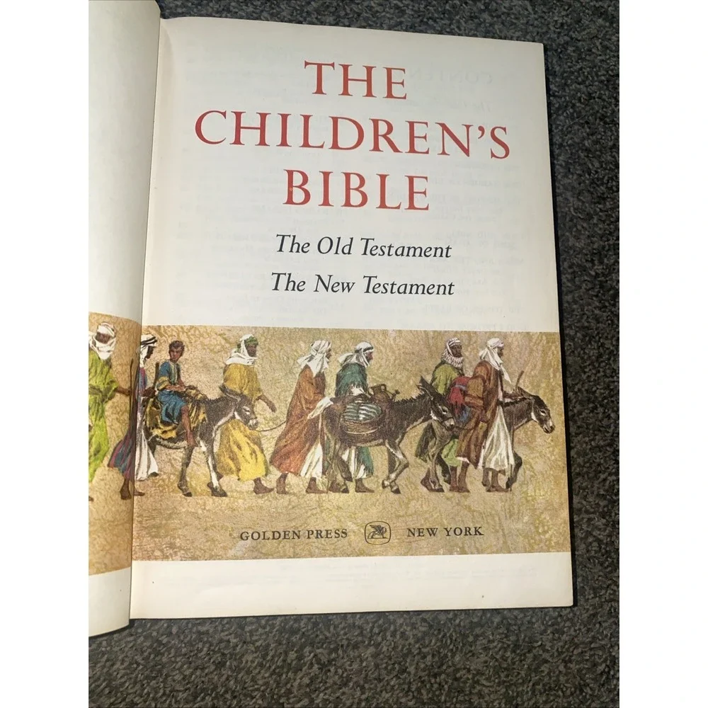 The Children's Bible by Golden Press Hardcover 1965 ACCEPTABLE Tenth Printing